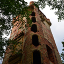 ruiny wieży zamkowej 